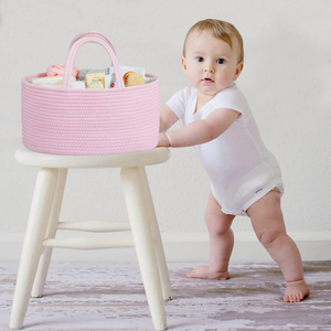<span class=keywords><strong>Organizador</strong></span> portátil de gran capacidad <span class=keywords><strong>para</strong></span> pañales de bebé, cesta de almacenamiento de pañales de coche con cuerda <span class=keywords><strong>para</strong></span> cambiador, <span class=keywords><strong>carrito</strong></span> <span class=keywords><strong>para</strong></span> niña y niño - Product Image 4
