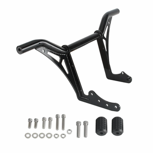 Barra de Protección Delantera para Motor para Harley Softail <span class=keywords><strong>Fat</strong></span> <span class=keywords><strong>Bob</strong></span> 114 <span class=keywords><strong>2018</strong></span> ~ 2024, Diseño Apto para Acrobacias, Estructura Soldada Confiable - Product Image 1