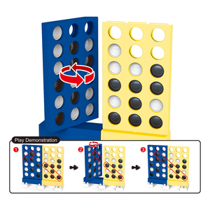 Ajb gia đình tương tác trò chơi giải trí đảo ngược xoay 5-in-a-row bảng trò chơi nhựa logic chiến lược đào tạo đồ chơi - Product Image 2
