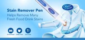 Stylo <span class=keywords><strong>détachant</strong></span> portable multifonctionnel pour vêtements et textiles, élimine rapidement les taches de saleté, d'huile, de couleur, de nourriture et de boisson - Product Image 2