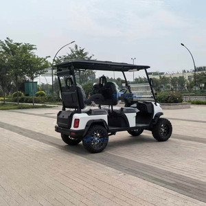 Voiturette de golf électrique tout-terrain 4 places de haute qualité pour les aventures de chasse, voiturette de golf électrique multifonctionnelle tout-terrain 4 places - Product Image 6
