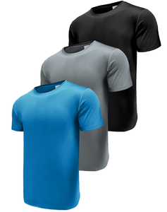 Camiseta de Manga Corta para Hombre, Ligera, de Verano, 180GSM, Tejido de Poliéster/Algodón, Estampado por Sublimación con Dibujo Animado de Astronauta, Cuello Redondo - Product Image 1