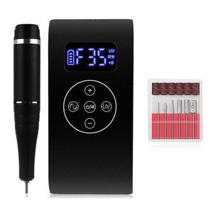35000 tr/min professionnel Portable électrique <span class=keywords><strong>coeur</strong></span> Nail Art perceuse Kit de démarrage pour ongles en acrylique avec lampe et perceuse - Product Image 1