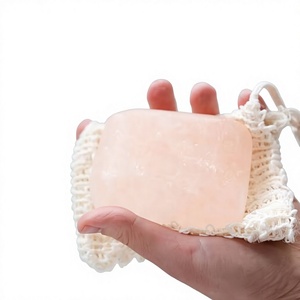 100% pur naturel sel de l'Himalaya pierres de Massage en forme de coeur masseur de pieds pour le corps cou dos visage application des yeux - Product Image 1