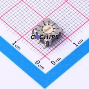SDAR-10S Rotary Encoder Switch SMD Switch ( Number of Detents: 10 )( Encoding Type: True Code )( Operating Temperature: ) - Product Image 1