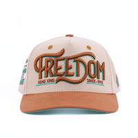 Gorra de Béisbol de Algodón de 5 Paneles con Logotipo Bordado en 3D Personalizado, Visera Curva, Estructurada, Tipo A, Fabricante de Gorras