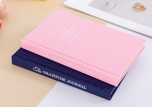 Journal en <span class=keywords><strong>lin</strong></span> personnalisé couverture rigide Gratitude Journal A5 fournitures scolaires journal de fantaisie beau Journal de bonne qualité - Product Image 4