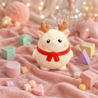 Jumbo Christmas Snowman Squishy Dumpling Christmas Toy Slow Rebound Squeeze Toy Stress Relief Decompression Toys for Adults