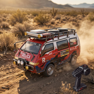 AJB 2.4G Delica 1:24 Auto RC Fuoristrada Proporzionale 4WD con Cavo USB, Telecomando 50M, Pronta all'Uso per 14+ Anni - Product Image 3