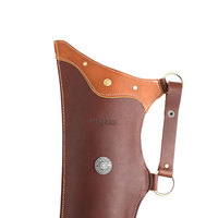 Sacoche à flèches en cuir pleine fleur de vache, à suspendre à la taille, épaisseur 3 mm, pour tir à l'arc, capacité 20 flèches