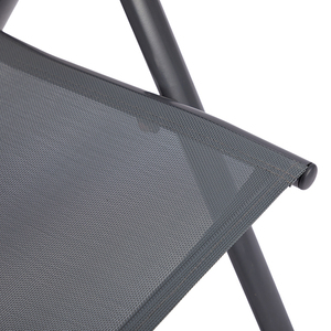 Chaise pliante d'extérieur en <span class=keywords><strong>aluminium</strong></span> HOMFUL, <span class=keywords><strong>fauteuil</strong></span> pliable pour patio, jardin et salle à manger - Product Image 4