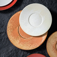 Juego de Vajilla de Cerámica Japonesa para Catering, Plato de Cerámica Rústico para Restaurante, Plato para Servir Comida