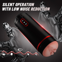 Coupe de masturbation intelligente pour hommes, 5 modes de succion, 10 modes de vibration, manchon réaliste en TPE souple, étanche, expédition discrète