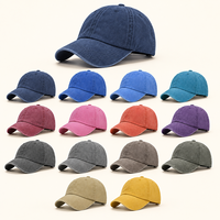 Casquette de baseball unisexe vintage délavée à 6 panneaux en coton vieilli avec sangle réglable pour adultes, idéale pour le sport et la protection solaire
