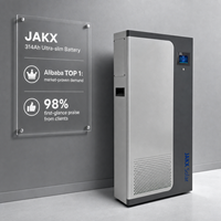 Batería de iones de litio JAKX 48V 51.2V 314Ah 15kWh 16kWh con protocolo de emparejamiento automático SOC, capacidad de almacenamiento precisa en paralelo y supresión de incendios por aerosol