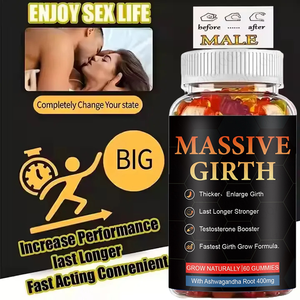 男性用パワーエンハンスマカグミ大人用リビドエンハンサーエナジーハーバルサプリメント60カウント2グミ毎日男性用拡大 - Product Image 4