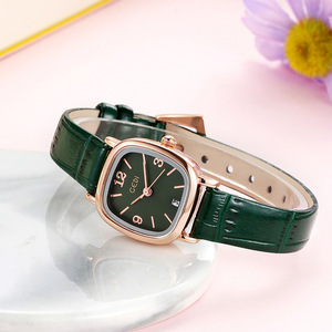 Montre classique rétro carrée pour femme, étudiante, étanche, calendrier, bracelet en cuir, quartz, offre spéciale pour les vacances - Product Image 3