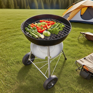 <span class=keywords><strong>Parrilla</strong></span> de carbón de 17 pulgadas, <span class=keywords><strong>parrilla</strong></span> de barbacoa al aire libre para acampar/patio trasero/cocina de mesa, con ruedas, <span class=keywords><strong>parrilla</strong></span> de barbacoa - Product Image 1