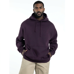 Sudaderas personalizadas para hombre con capucha de ajuste relajado, cordón, bolsillo grande, ribetes y mangas largas. - Product Image 1