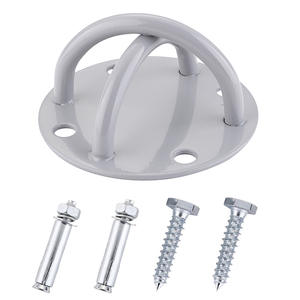 Accessoires de Pilates Plateau suspendu Air Yoga avec boucle de <span class=keywords><strong>fixation</strong></span> d'anneau de plafond de hamac en <span class=keywords><strong>acier</strong></span> inoxydable <span class=keywords><strong>pour</strong></span> un exercice pratique - Product Image 4