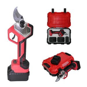 Sécateur sans fil 21V automatique SK5 avec poignée en métal et bois, ciseaux à cliquet en plastique pour arbres de jardin, qualité DIY P - Product Image 1