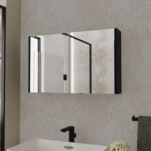 DB Botiquín Mansfield Collection Espejo de baño negro - Product Image 1