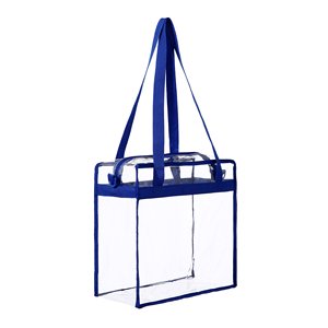 Sac à déjeuner transparent avec sangles réglables, sac transparent pour événements sportifs, grand sac fourre-tout transparent 12x6x12 pour concerts, sports, travail - Product Image 4