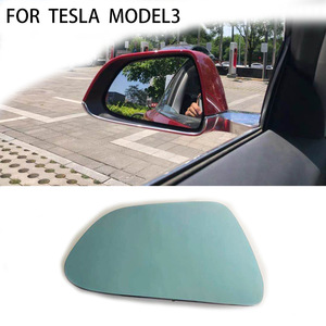 Cristal de Espejo Lateral para Tesla Model 3, con Atenuación Automática y Calefacción, Repuesto de Espejo Retrovisor Plateado - Product Image 5