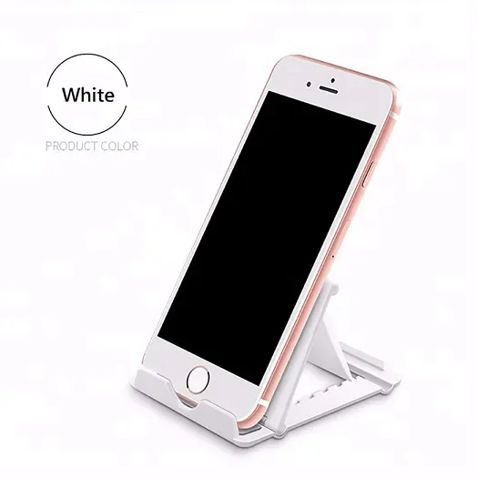 Universal Plastic Adjustable Cell Phone Stand Desk Foldable Mobile Phone Holder for Tablet Phone Accessories