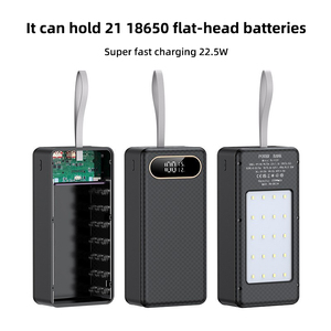 18650 hộp pin 22.5 Wát sạc nhanh ngân hàng điện 42000mAh USB Type-C đầu ra với ánh sáng LED cho doanh nghiệp - Product Image 4