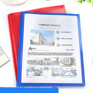 Carpeta de Archivo A4 de 2 Anillas de PP con Bolsillos Interiores, Organizador de Documentos de Plástico Colorido para Oficina, Escuela y Negocios - Product Image 4
