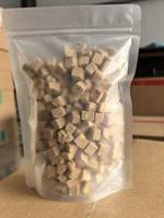 Friandises lyophilisées pour animaux de compagnie au poulet et aux pommes, riches en protéines pour chats et chiens, vente en gros, OEM, aliments lyophilisés pour animaux de compagnie, mélange de poulet