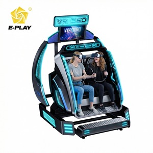 Nuevo Simulador de Vuelo de Montaña Rusa VR 360 <span class=keywords><strong>Cyclone</strong></span> para Interiores, Máquina de Fibra de Vidrio y Acero para Uso Doméstico, Centros Comerciales/Parques Deportivos/Aeropuertos - Product Image 1