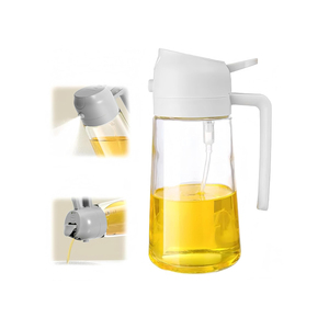 Wholesale Multifunction <b>Glass</b> 2 in 1 Oil Vinegar Dispenser Bottle Olive Sprayers <b>Spray</b> for Kitchen Cooking - Product Image 1
