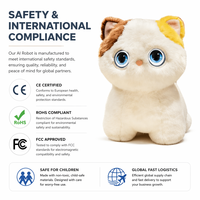 Chatbot intelligent IA le plus vendu : Compagnon émotionnel réactif à l'humeur, peluche de liaison profonde à mémoire longue durée, compagnon de bureau social-émotionnel