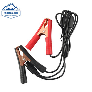 สายต่อแบตเตอรี่แบบหนีบจระเข้ 14Awg Sae สำหรับรถยนต์ รถบ้าน รถจักรยานยนต์ - Product Image 1