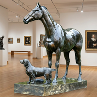 Sculpture équine en bronze sur mesure - Pose à tête abaissée, entièrement adaptée aux spécifications de votre choix