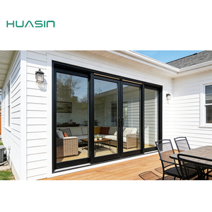 Huasin, fabricant en gros de portes coulissantes en aluminium sur mesure, portes coulissantes pour patio, pour balcon, <span class=keywords><strong>terrasse</strong></span>, villa - Product Image 2