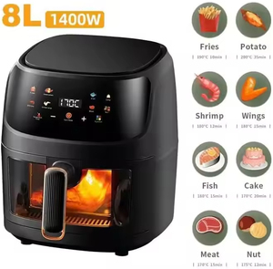 Friteuses à air portables 8L de haute qualité pour la vente en gros d'articles de cuisine électriques - Product Image 3