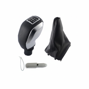 หัวเกียร์รถยนต์ Peugeot 206 Sport Type Matte พร้อมปลอกหุ้มเกียร์ จากประเทศตุรกี - Product Image 2
