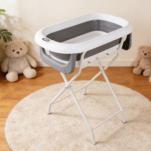 Bañera para Bebé con Soporte 2 en 1, <span class=keywords><strong>Bañeras</strong></span> Plegables para Recién Nacidos y Niños Pequeños, Bañera Infantil con Soporte Plegable - Product Image 4