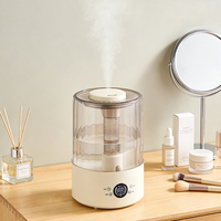 Diffuseur d'aromathérapie, humidificateur ultrasonique, affichage LED, commande tactile, brume d'eau, humidificateur d'air portable
