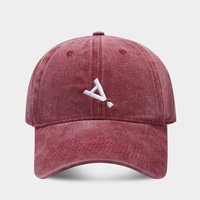 Gorra de Béisbol Personalizada con Logotipo Bordado, de Algodón Lavado, Estilo Vintage, sin Estructura, de 6 Paneles, Ajustable, para Correr