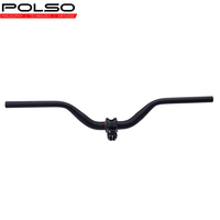 087 31.8mm * 700mm guidon de cyclisme pièces de VTT vtt en forme d'hirondelle guidon de vélo montée en alliage d'aluminium 75mm personnalisé