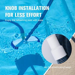 Manchon flexible pour aspirateur de <span class=keywords><strong>piscine</strong></span> en plastique, diamètre 1-1/4 pouces, 27 pieds, robuste, pour piscines hors sol et enterrées - Product Image 6