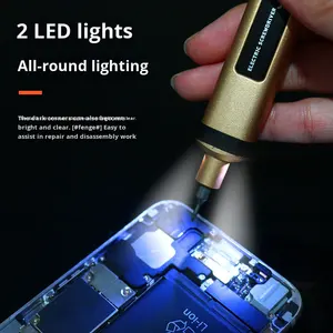 58-<span class=keywords><strong>In</strong></span>-<span class=keywords><strong>1</strong></span> Industriële Mini Precisie Draadloze Elektrische Schroevendraaierset Multifunctionele Oplaadbare <span class=keywords><strong>Led</strong></span>-Lamp Diy Maatwerk - Product Image 3