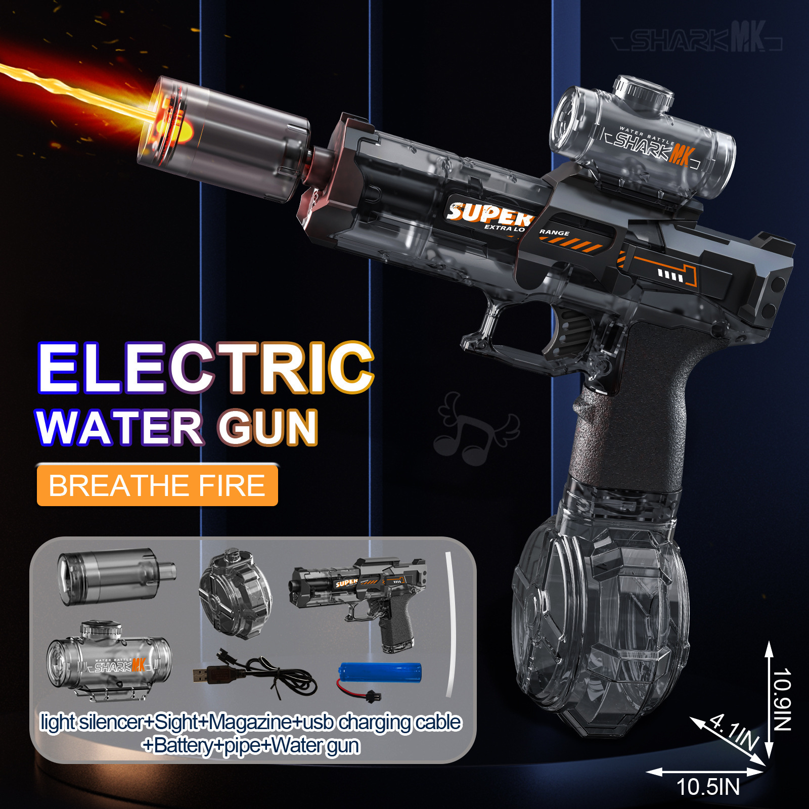 Kids Wholesale Electric Water Gun - Mini Toy Blaster with Lights, 7-9 ...