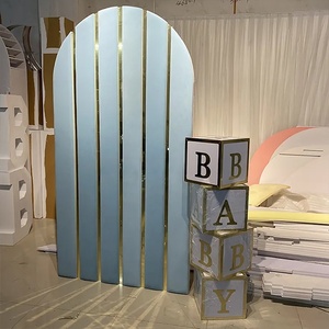 Decorazione su ordinazione della parete dell'arco del fiore fondo del PVC 3D arco della tavola con la luce del supporto della decorazione della festa <span class=keywords><strong>di</strong></span> nozze <span class=keywords><strong>di</strong></span> evento nuziale - Product Image 2