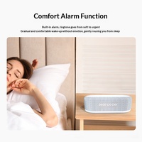 Pengisi Daya Nirkabel 3-in-1 & Jam Alarm dengan Lampu Malam & Termometer - Layar Digital Pengisian Cepat