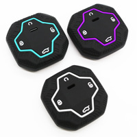 Étui de protection de clé de voiture en silicone à 4 boutons étui de protection de clé à distance pour Chery Jetour T2 Traveler 2023 2024